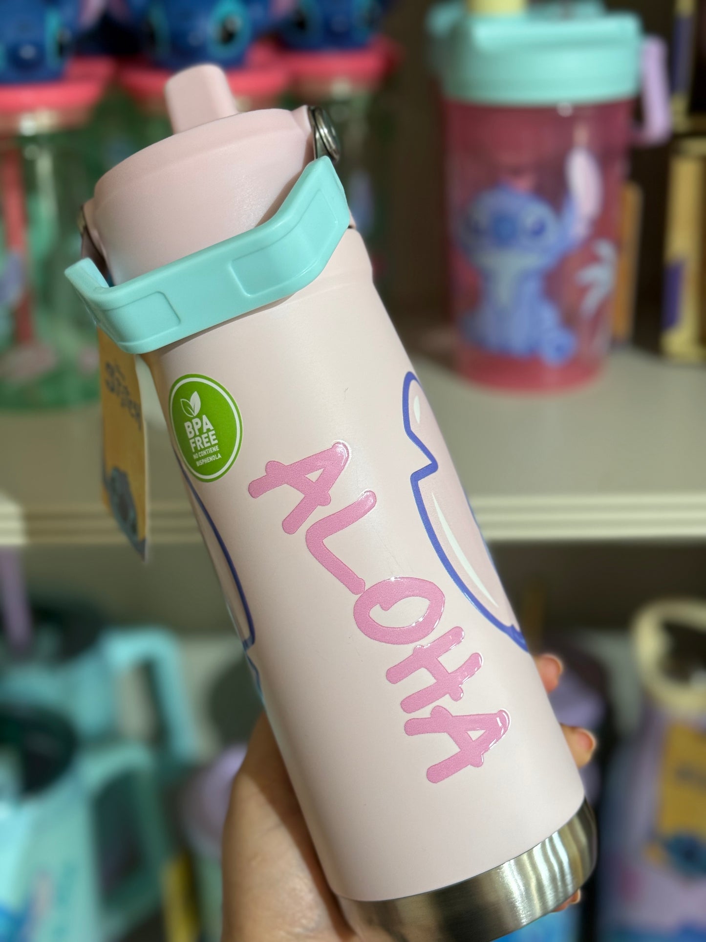 Botella Stitch con Tapa Insulada – 600 ml | Térmica y Hermética