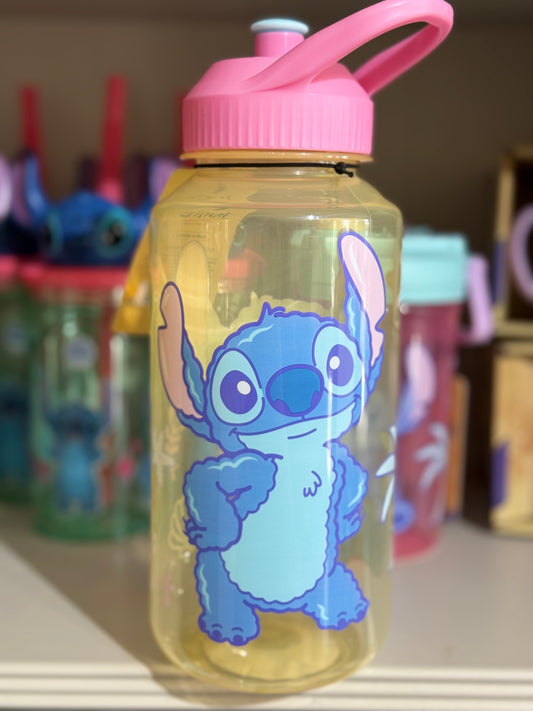 Botella Deportiva  Stitch 1 Litro – Especial para Gym | Plástica y Liviana