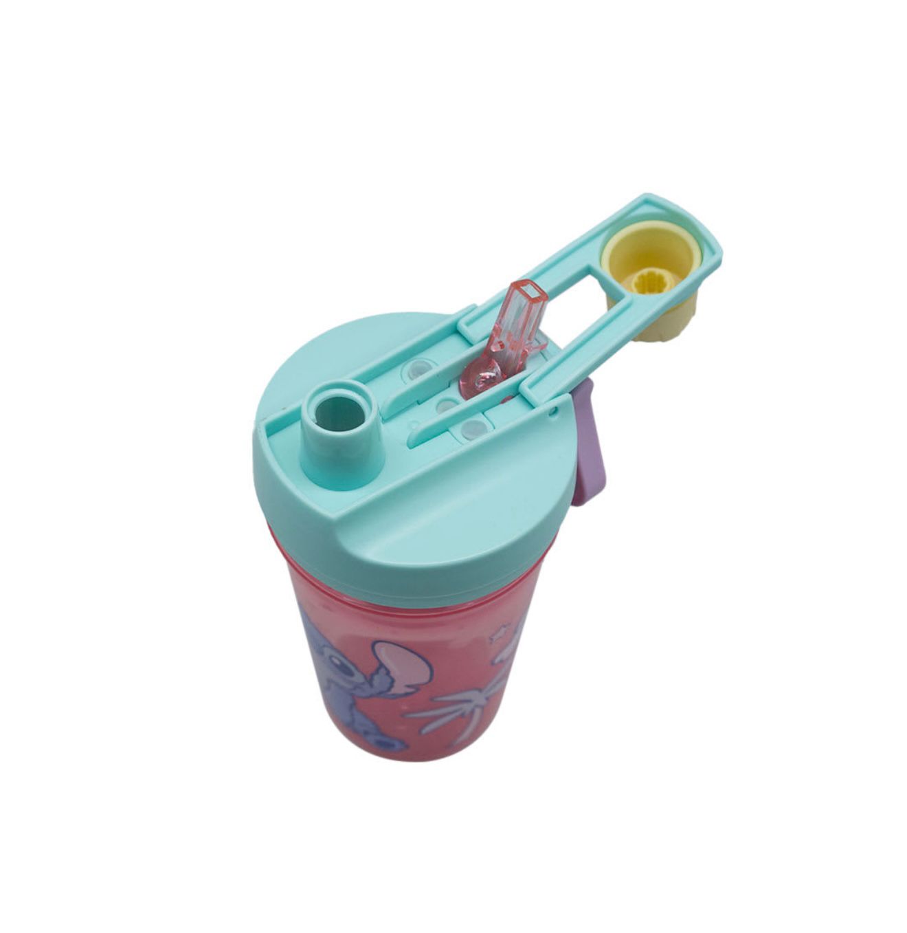 Botella Plástica para Jugos y Bebidas – 500 ml | Tapa + Sorbete | Con Mango para Colgar